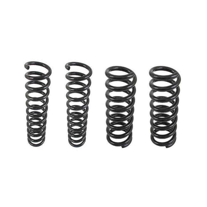 Mercedes Coil Spring Kit - Front Standard and Rear Heavy Duty (without Leveling Control) 140321250428 - Lesjofors 4007434KIT